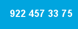 922 457 33 75 922 457 33 75